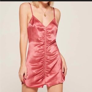 100% Silk Pink Dress